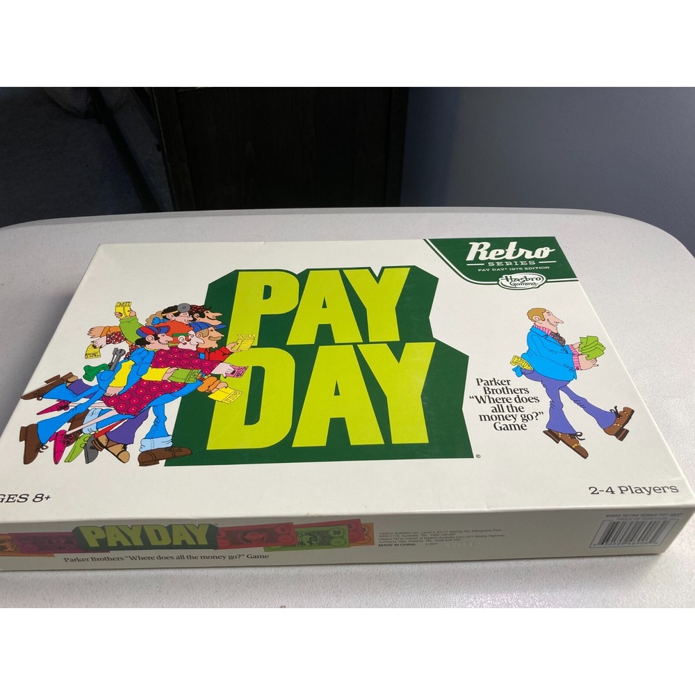 Hasbro Retro Series Pay Day Board Game 1975 Edition 2015 Counted and Complete